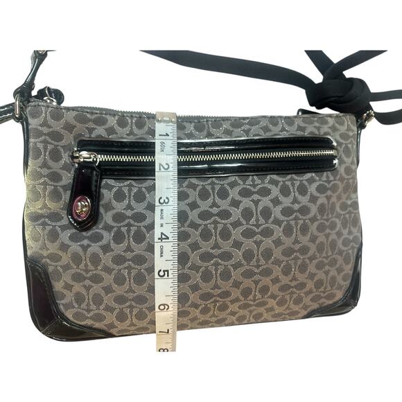 Coach Signature Metallic Crossbody Bag - Picture 9 of 10